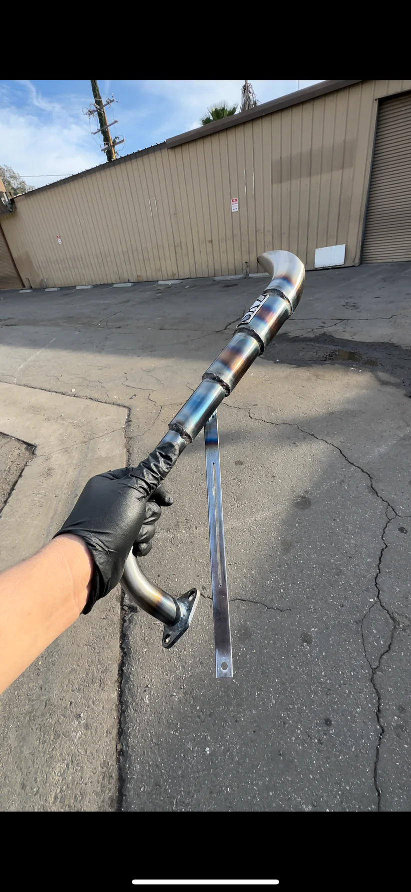 SKZ Tear Drop Exhaust Header - Image 6