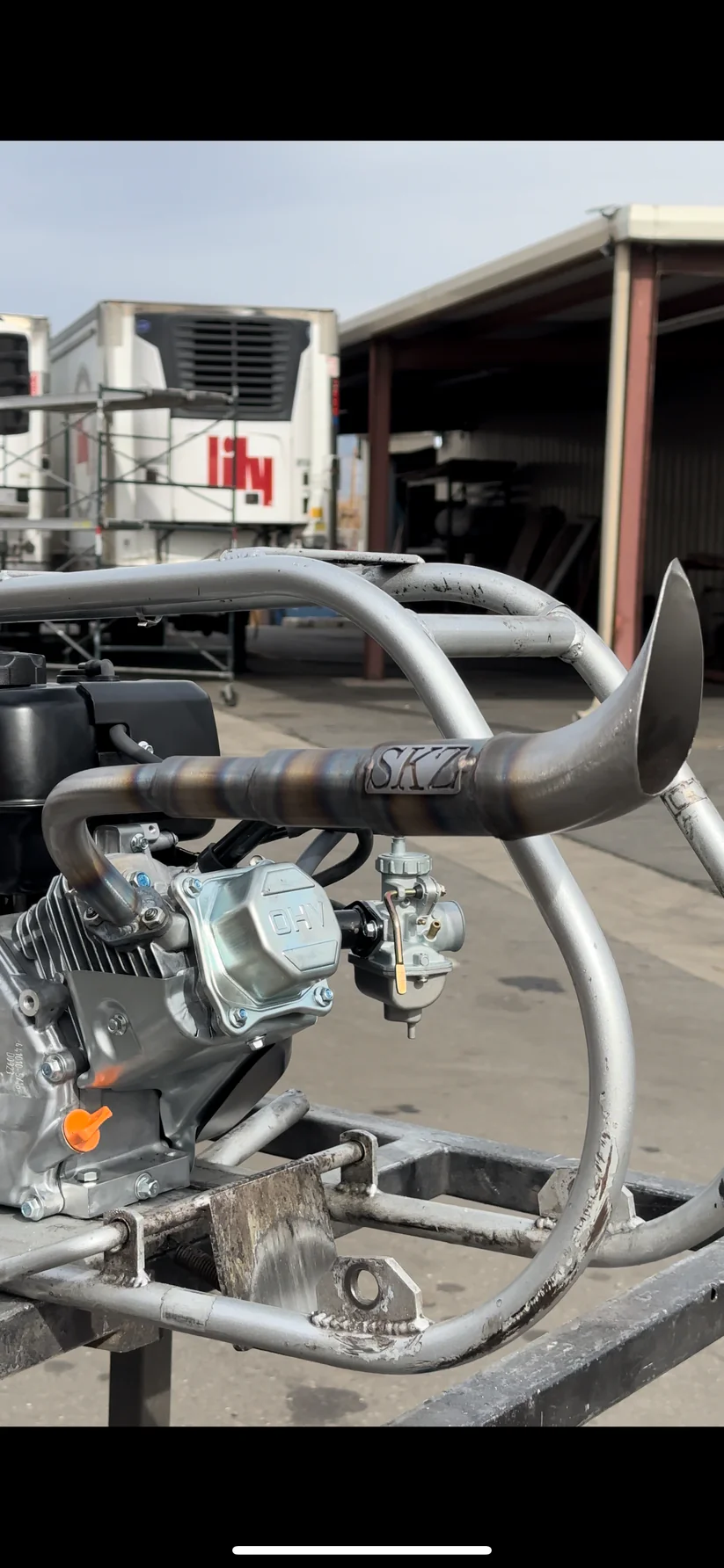 SKZ Tear Drop Exhaust Header - Image 3